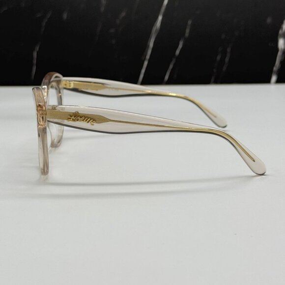 NEW LOEWE LW50074I 057 EYEGLASSES WOMEN BROWN ROUND EYEWEAR